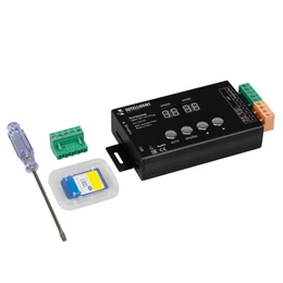 Фото #1 товара INTELLIGENT ARLIGHT Контроллер DMX-301-23-Prog (5-24V, 10A, SPI 3072 кан., Накладной) (IARL, IP20 Металл, 2 года)