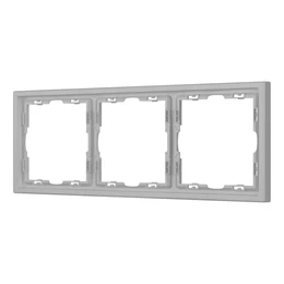 Фото #1 товара Рамка пластиковая FRM-NOBE-SFPL-3-IS (Arlight, Никель)