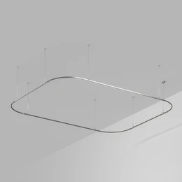 Фото #1 товара Основание ART-APRIORI-RECTANGLE-SOFT-HANG-4500x3500 (TN) (Arlight, IP20 Металл, 3 года)