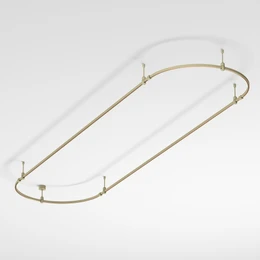 Фото #1 товара Основание ART-APRIORI-OVAL-ROD-200-3000x1000 (OG) (Arlight, IP20 Металл, 3 года)