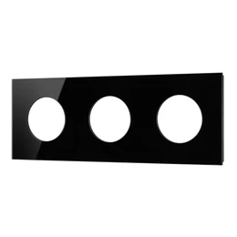 Фото #1 товара Рамка стеклянная FRM-GLARE-GC-3-BK (Arlight, -)