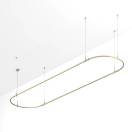 Фото #1 товара Основание ART-APRIORI-OVAL-HANG-4000x1000 (OG) (Arlight, IP20 Металл, 3 года)