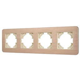 Фото #1 товара Рамка алюминиевая FRM-AKIRY-AL-4-GD (Arlight, -)