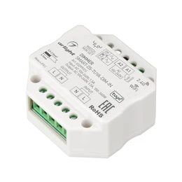 Фото #1 товара Диммер SMART-D5-TUYA-DIM-IN (230V, 1.5A, TRIAC, WiFi, 2.4G) (Arlight, IP20 Пластик, 5 лет)
