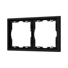 Фото #1 товара Рамка пластиковая FRM-NOBE-SFPL-2-BK (Arlight, Черный оникс)