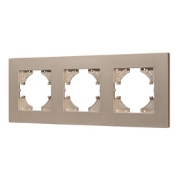 Фото #1 товара Рамка пластиковая FRM-PERIO-PL-3-GD (Arlight, -)