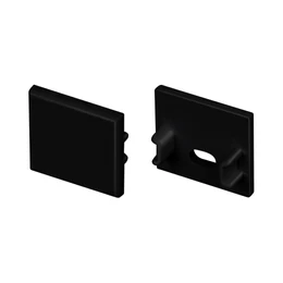 Фото #1 товара Комплект заглушек FANTOM-BENT-W16 BLACK (Arlight, Пластик)