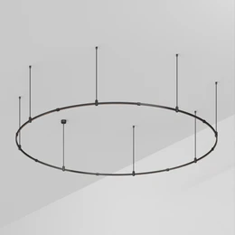 Фото #1 товара Основание ART-APRIORI-ROUND-ROD-800-R3000 (BK) (Arlight, IP20 Металл, 3 года)