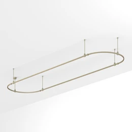 Фото #1 товара Основание ART-APRIORI-OVAL-ROD-400-4000x1000 (OG) (Arlight, IP20 Металл, 3 года)