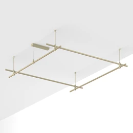 Фото #1 товара Основание ART-APRIORI-QUADRAT-ROD-400-2000x2000 (OG) (Arlight, IP20 Металл, 3 года)