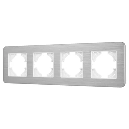 Фото #1 товара Рамка алюминиевая FRM-AKIRY-AL-4-SR (Arlight, -)