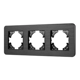 Фото #1 товара Рамка алюминиевая FRM-AKIRY-AL-3-BK (Arlight, -)