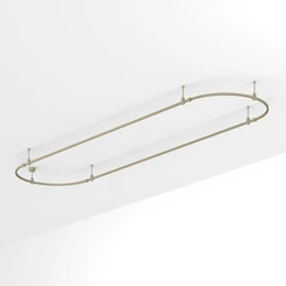 Фото #1 товара Основание ART-APRIORI-OVAL-ROD-200-4000x1000 (OG) (Arlight, IP20 Металл, 3 года)