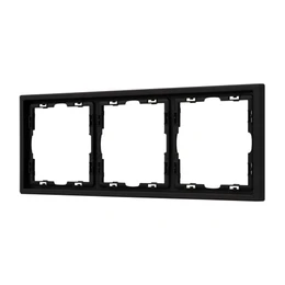 Фото #1 товара Рамка пластиковая FRM-NOBE-SFPL-3-BK (Arlight, Черный оникс)