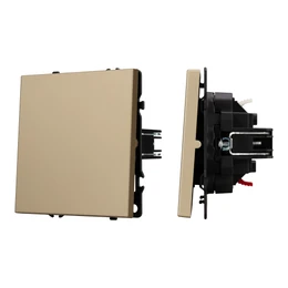 Фото #1 товара Механизм звонкового выключателя SWT-NOBE-MKR1-SFPL-GD (230V, 10A) (Arlight, Золотой песок)