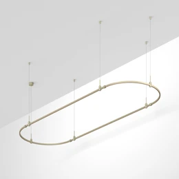 Фото #1 товара Основание ART-APRIORI-OVAL-HANG-3000x1000 (OG) (Arlight, IP20 Металл, 3 года)