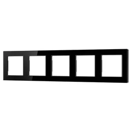 Фото #1 товара Рамка стеклянная FRM-GLARE-GS-5-BK (Arlight, -)