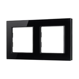 Фото #1 товара Рамка стеклянная FRM-GLARE-GS-2-BK (Arlight, -)