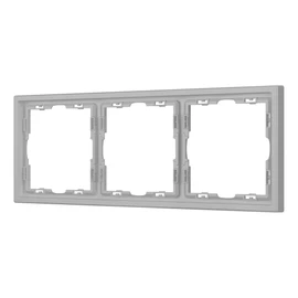 Фото #1 товара Рамка пластиковая FRM-NOBE-SFPL-3-IS (Arlight, Никель)