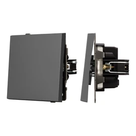 Фото #1 товара Механизм звонкового выключателя SWT-TENDO-MKR1-SFPL-GR (230V, 10A) (Arlight, Матовый графитовый)