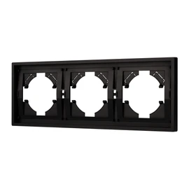 Фото #1 товара Рамка пластиковая FRM-TENDO-PL-3-BK (Arlight, Черный)