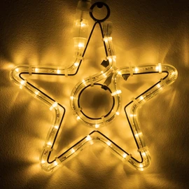 Фото #1 товара Фигура светодиодная ARD-STAR-M4-200x220-36LED Warm (230V, 2.5W) (Ardecoled, IP65)