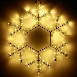 Фото #1 товара Фигура cветодиодная ARD-SNOWFLAKE-M7-450x375-108LED Warm (230V, 6.5W) (Ardecoled, IP65)
