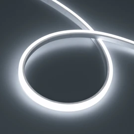 Фото #1 товара Светодиодная лента герметичная WAVE-TOP-PU-A144-10x10mm 24V White5700 (5 W/m, IP68, 1m, wire x1) (Arlight, Вывод боковой, 3 года)