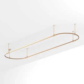 Фото #1 товара Основание ART-APRIORI-OVAL-ROD-400-4000x1000 (GD) (Arlight, IP20 Металл, 3 года)