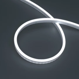 Фото #1 товара Светодиодная лента герметичная WAVE-SIDE-PU-A120-06x12mm 24V White5700 (8 W/m, IP68, 1m, wire x1) (Arlight, Вывод прямой, 3 года)