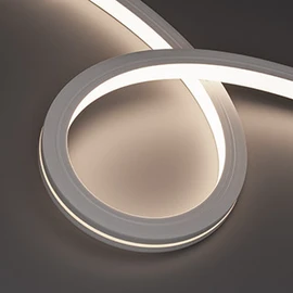 Фото #1 товара Светодиодная лента герметичная MOONLIGHT-TOP-X280-20x20mm 24V Day4000 (10 W/m, IP67, 0,5m, wire x1) (Arlight, Образец)