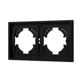 Фото #1 товара Рамка пластиковая FRM-TENDO-SFPL-2-BK (Arlight, Матовый черный)