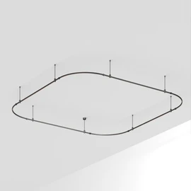 Фото #1 товара Основание ART-APRIORI-QUADRAT-SOFT-ROD-400-3500x3500 (BK) (Arlight, IP20 Металл, 3 года)