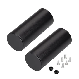 Фото #1 товара Заглушка ROUND-D36-360 BLACK с отверстием (Arlight, Металл)