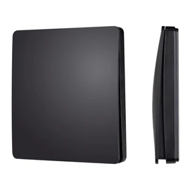 Фото #1 товара INTELLIGENT ARLIGHT Кнопочная панель KINETIC-801-22-1G-WP-SUF Black (No battery, IP67, 433Mhz) (IARL, IP67 Пластик, 3 года)