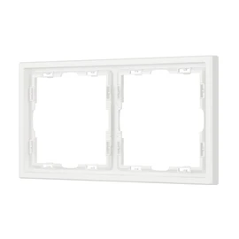 Фото #1 товара Рамка пластиковая FRM-NOBE-SFPL-2-WH (Arlight, Белый кварц)