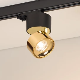 Фото #1 товара Светильник SP-PLURIO-TRACK-4TR-R77-9W Warm3000 (BK-BRS, 36 deg, 230V) (Arlight, IP20 Металл, 3 года)