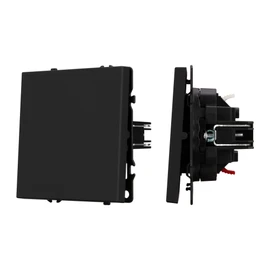 Фото #1 товара Механизм звонкового выключателя SWT-NOBE-MKR1-SFPL-BK (230V, 10A) (Arlight, Черный оникс)