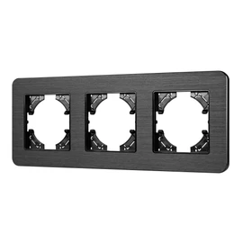 Фото #1 товара Рамка алюминиевая FRM-AKIRY-AL-3-BK (Arlight, -)