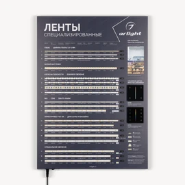 Фото #1 товара Стенд Ленты Специализированные ARL-RT-LUX-03-830x600mm (230V) (Arlight, -)