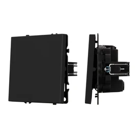 Фото #1 товара Механизм выключателя одноклавишный перекрёстный SWT-NOBE-MKX1-SFPL-BK (230V, 10A) (Arlight, Черный оникс)