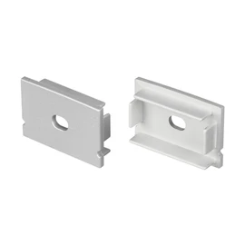 Фото #1 товара Заглушка LINE-3020 SILVER с отверстием (Arlight, Пластик)