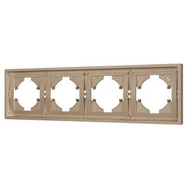 Фото #1 товара Рамка пластиковая FRM-TENDO-PL-4-GD (Arlight, Песочный)