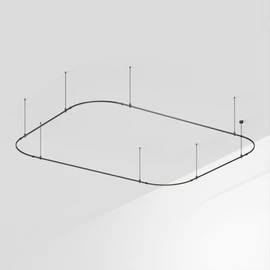 Фото #1 товара Основание ART-APRIORI-RECTANGLE-SOFT-ROD-800-4500x3500 (BK) (Arlight, IP20 Металл, 3 года)