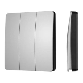 Фото #1 товара INTELLIGENT ARLIGHT Кнопочная панель KINETIC-801-22-3G-WP-SUF Silver (No battery, IP67, 433Mhz) (IARL, IP67 Пластик, 3 года)