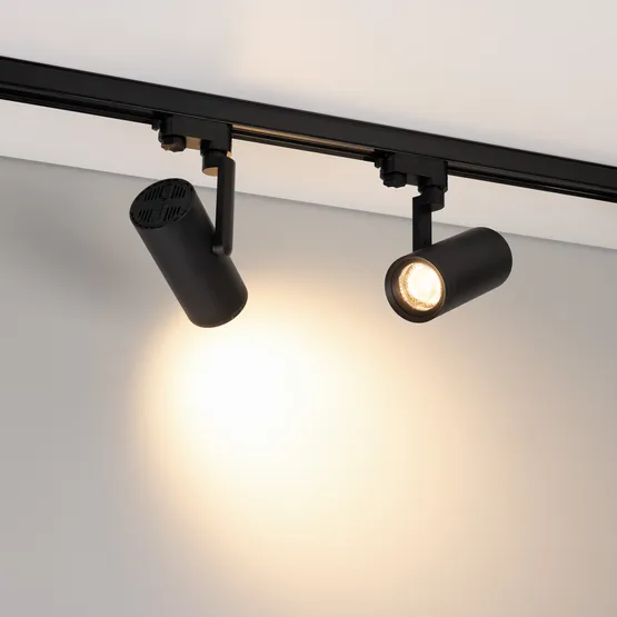 Фото #8 товара Светильник LGD-URANUS-4TR-R75-18W/25W Warm3500-MIX (BK, 20-50 deg, side holder, 230V) (Arlight, IP20 Металл, 5 лет)