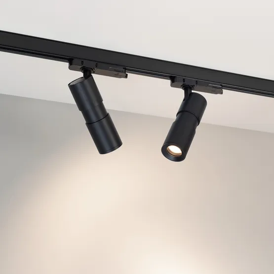 Фото #2 товара Светильник LGD-ARTEMIS-TRACK-4TR-R55-12W Day4000 (BK, 8-80 deg, 230V, DALI) (Arlight, IP20 Металл, 5 лет)