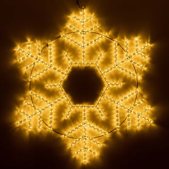 Фото #1 товара Фигура светодиодная ARD-SNOWFLAKE-M10-1000x900-504LED Warm (230V, 31W) (Ardecoled, IP65)