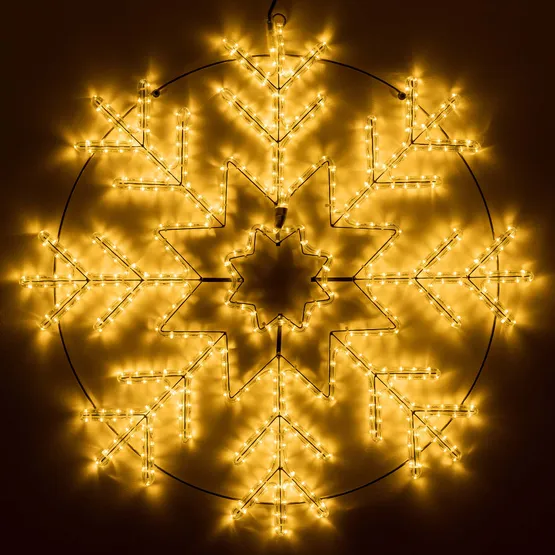 Фото #1 товара Фигура светодиодная ARD-SNOWFLAKE-M8-950x950-540LED Warm (230V, 33W) (Ardecoled, IP65)