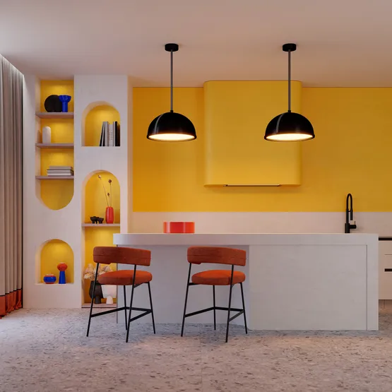 Фото #3 товара Светильник SP-STERI-ADEOLL-HANG-D500xH1500-30W Warm3000 (BK, 100deg, 230V) (Arlight, Металл)